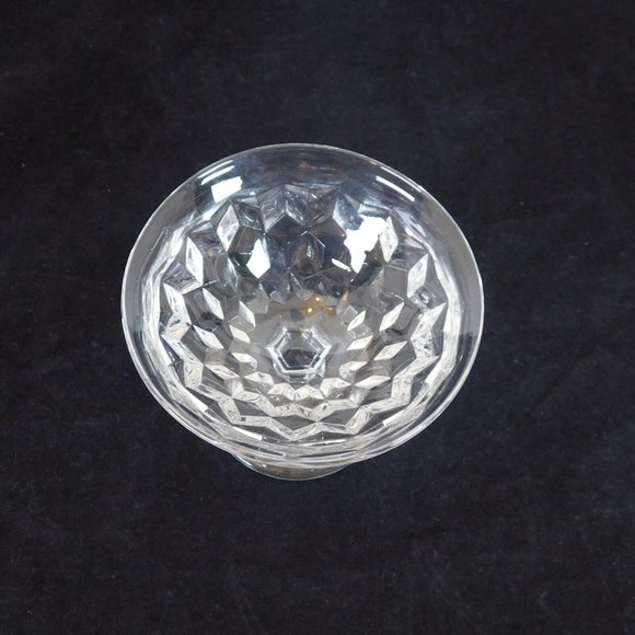 Fostoria American Elegant Glass Qty 2 Low Flared Sherbert Dishes Vintage 3.25" - Picture 6 of 11